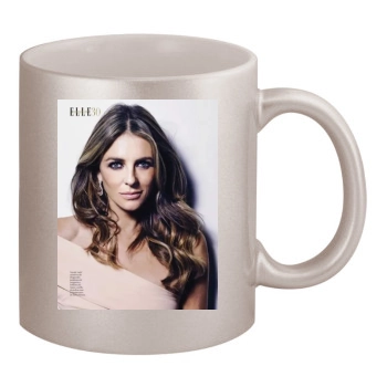 Elizabeth Hurley 11oz Metallic Silver Mug