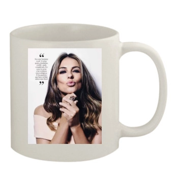 Elizabeth Hurley 11oz White Mug