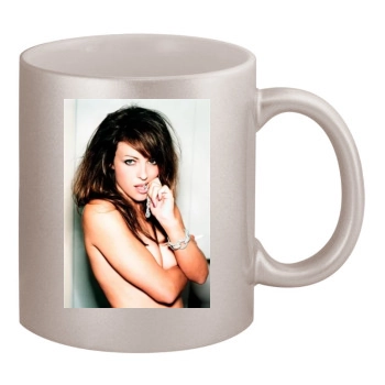 Elizabeth Hurley 11oz Metallic Silver Mug