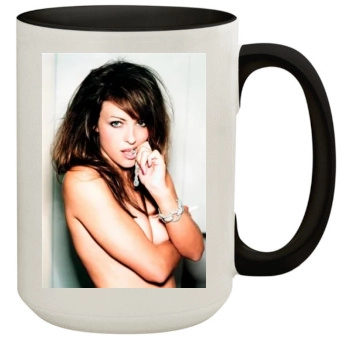 Elizabeth Hurley 15oz Colored Inner & Handle Mug