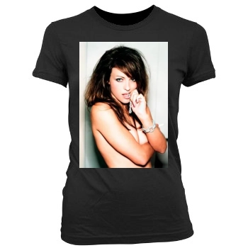 Elizabeth Hurley Women's Junior Cut Crewneck T-Shirt