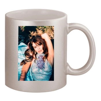 Elizabeth Hurley 11oz Metallic Silver Mug