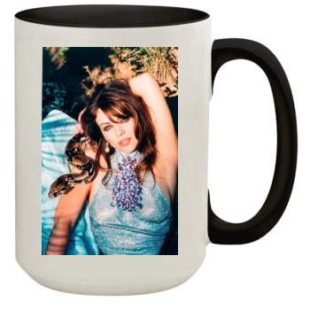 Elizabeth Hurley 15oz Colored Inner & Handle Mug