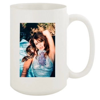 Elizabeth Hurley 15oz White Mug