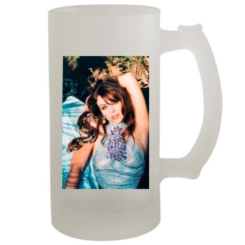 Elizabeth Hurley 16oz Frosted Beer Stein