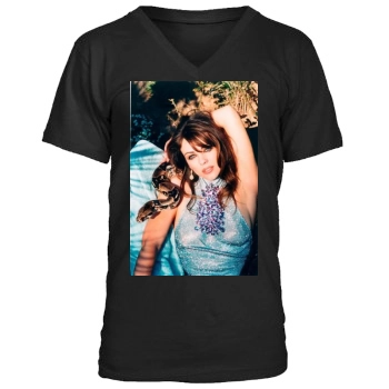 Elizabeth Hurley Men's V-Neck T-Shirt