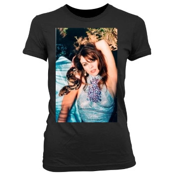 Elizabeth Hurley Women's Junior Cut Crewneck T-Shirt