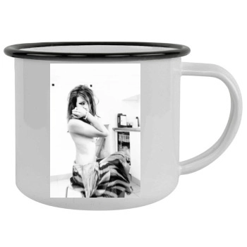 Elizabeth Hurley Camping Mug