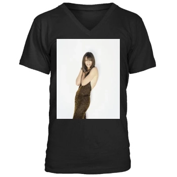 Elizabeth Hurley Men's V-Neck T-Shirt