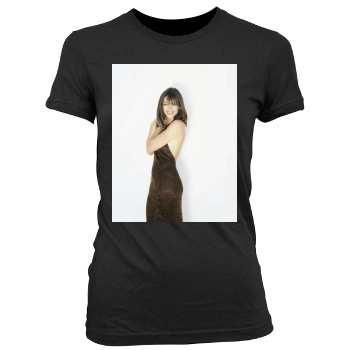 Elizabeth Hurley Women's Junior Cut Crewneck T-Shirt