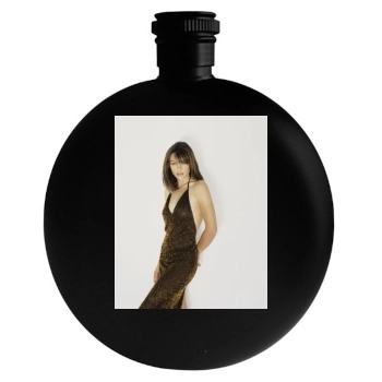 Elizabeth Hurley Round Flask