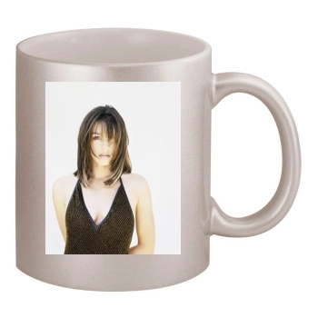 Elizabeth Hurley 11oz Metallic Silver Mug