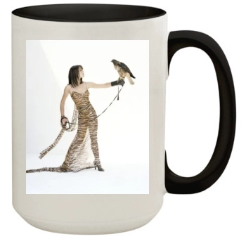 Elizabeth Hurley 15oz Colored Inner & Handle Mug