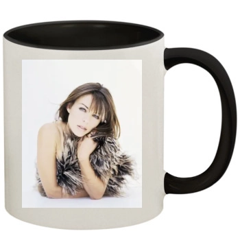 Elizabeth Hurley 11oz Colored Inner & Handle Mug