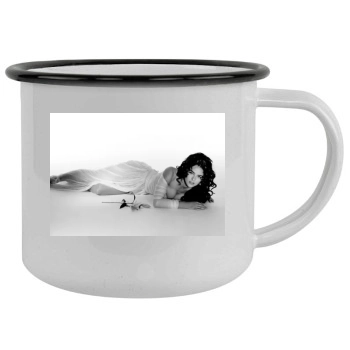 Elizabeth Hurley Camping Mug