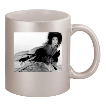 Elizabeth Hurley 11oz Metallic Silver Mug