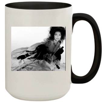 Elizabeth Hurley 15oz Colored Inner & Handle Mug