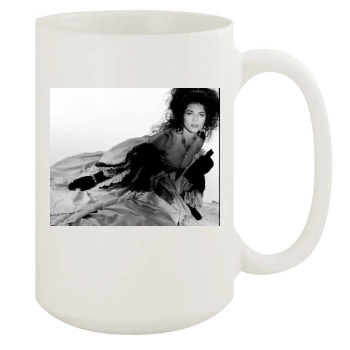 Elizabeth Hurley 15oz White Mug