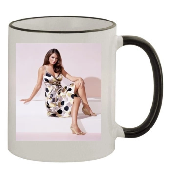 Elizabeth Hurley 11oz Colored Rim & Handle Mug