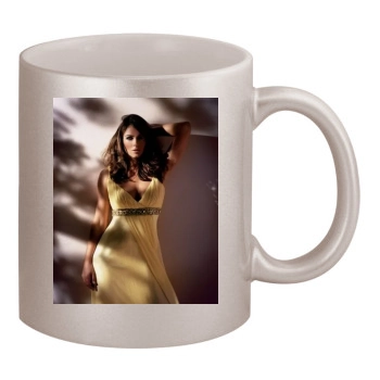 Elizabeth Hurley 11oz Metallic Silver Mug