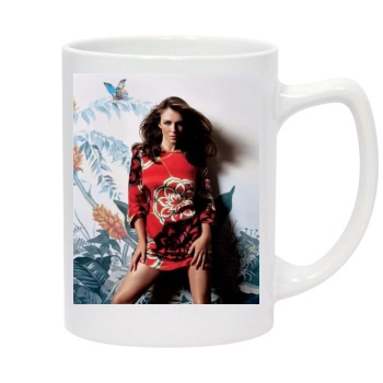 Elizabeth Hurley 14oz White Statesman Mug