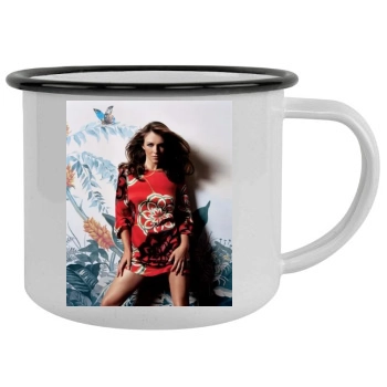 Elizabeth Hurley Camping Mug