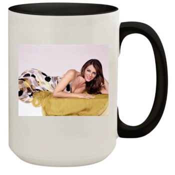 Elizabeth Hurley 15oz Colored Inner & Handle Mug