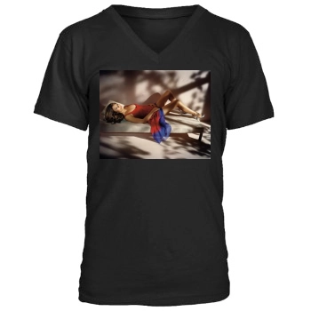 Elizabeth Hurley Men's V-Neck T-Shirt