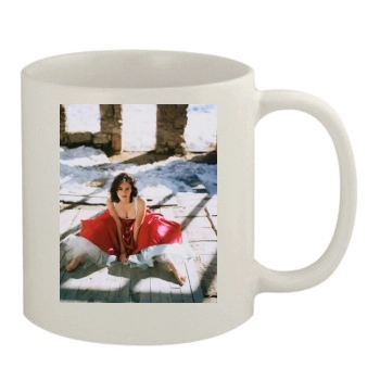 Elizabeth Hurley 11oz White Mug