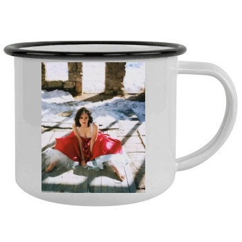 Elizabeth Hurley Camping Mug