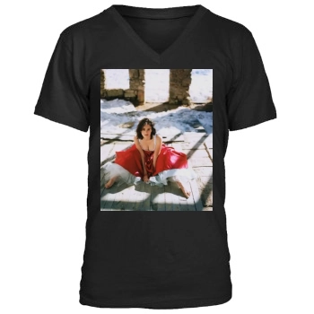 Elizabeth Hurley Men's V-Neck T-Shirt