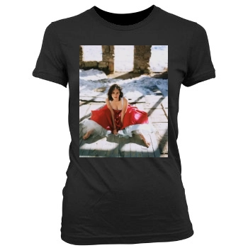 Elizabeth Hurley Women's Junior Cut Crewneck T-Shirt