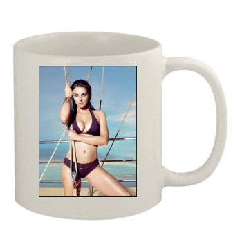 Elizabeth Hurley 11oz White Mug