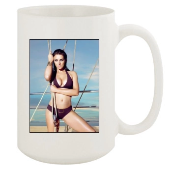 Elizabeth Hurley 15oz White Mug