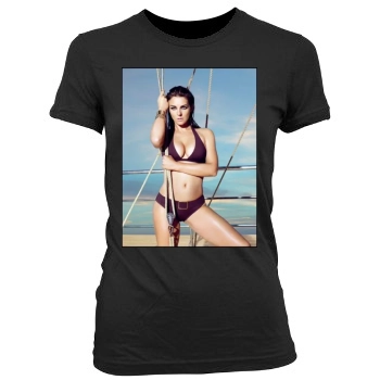 Elizabeth Hurley Women's Junior Cut Crewneck T-Shirt