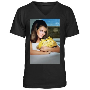 Elizabeth Hurley Men's V-Neck T-Shirt