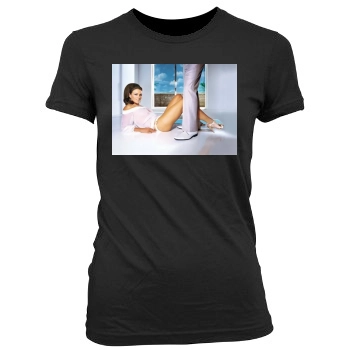 Elizabeth Hurley Women's Junior Cut Crewneck T-Shirt