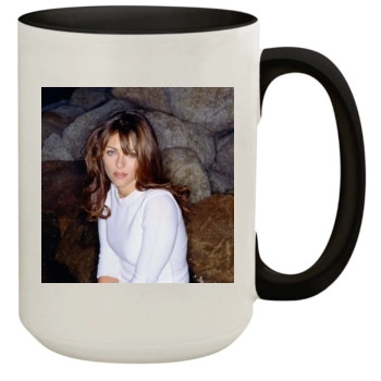 Elizabeth Hurley 15oz Colored Inner & Handle Mug