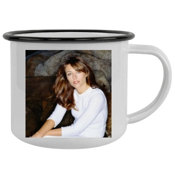 Elizabeth Hurley Camping Mug