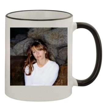 Elizabeth Hurley 11oz Colored Rim & Handle Mug