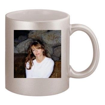 Elizabeth Hurley 11oz Metallic Silver Mug