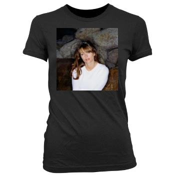 Elizabeth Hurley Women's Junior Cut Crewneck T-Shirt