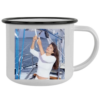 Elizabeth Hurley Camping Mug