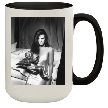 Elizabeth Hurley 15oz Colored Inner & Handle Mug