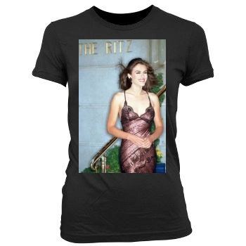 Elizabeth Hurley Women's Junior Cut Crewneck T-Shirt