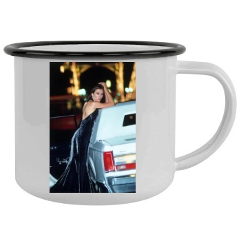 Elizabeth Hurley Camping Mug