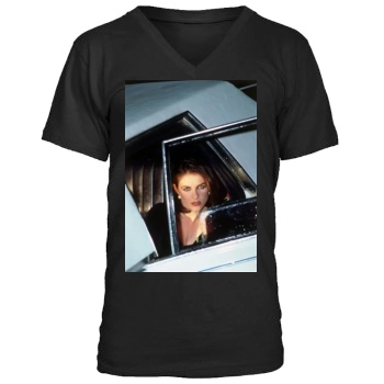 Elizabeth Hurley Men's V-Neck T-Shirt