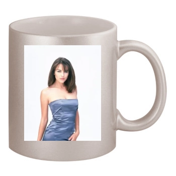 Elizabeth Hurley 11oz Metallic Silver Mug