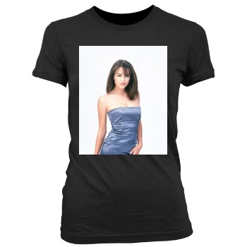 Elizabeth Hurley Women's Junior Cut Crewneck T-Shirt