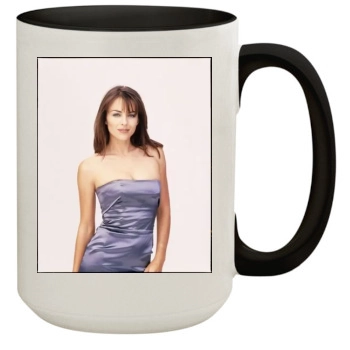 Elizabeth Hurley 15oz Colored Inner & Handle Mug